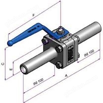 STARLINE球閥DN15 235SGS-G/IBW SCH40 F03
