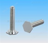 供应现货镀锌六角压铆螺钉NFH-M3-8