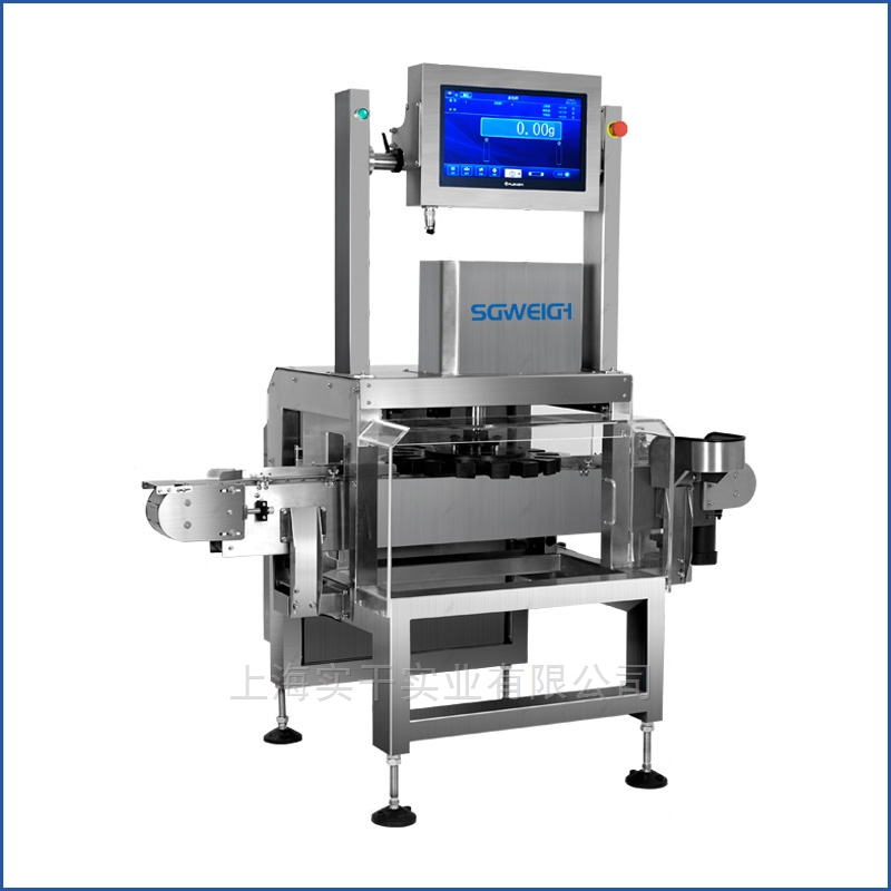 轉盤是檢重秤 ?±0.02g精度!上海實干SG-Z2雙通道檢重秤上市,中精密質控提速翻倍